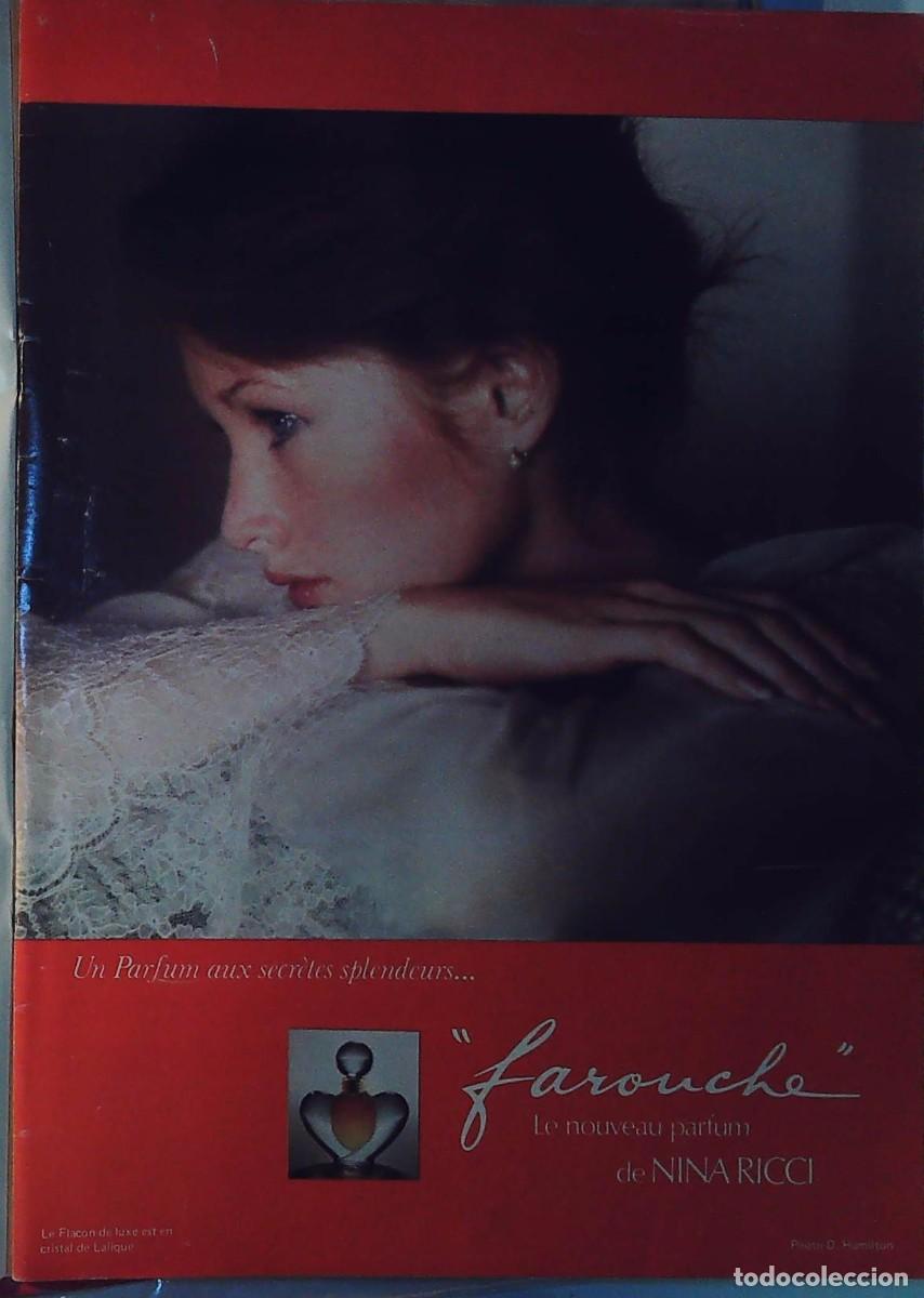 Collectionnisme de Revues et Journaux: farouche fragancia anuncio publicidad