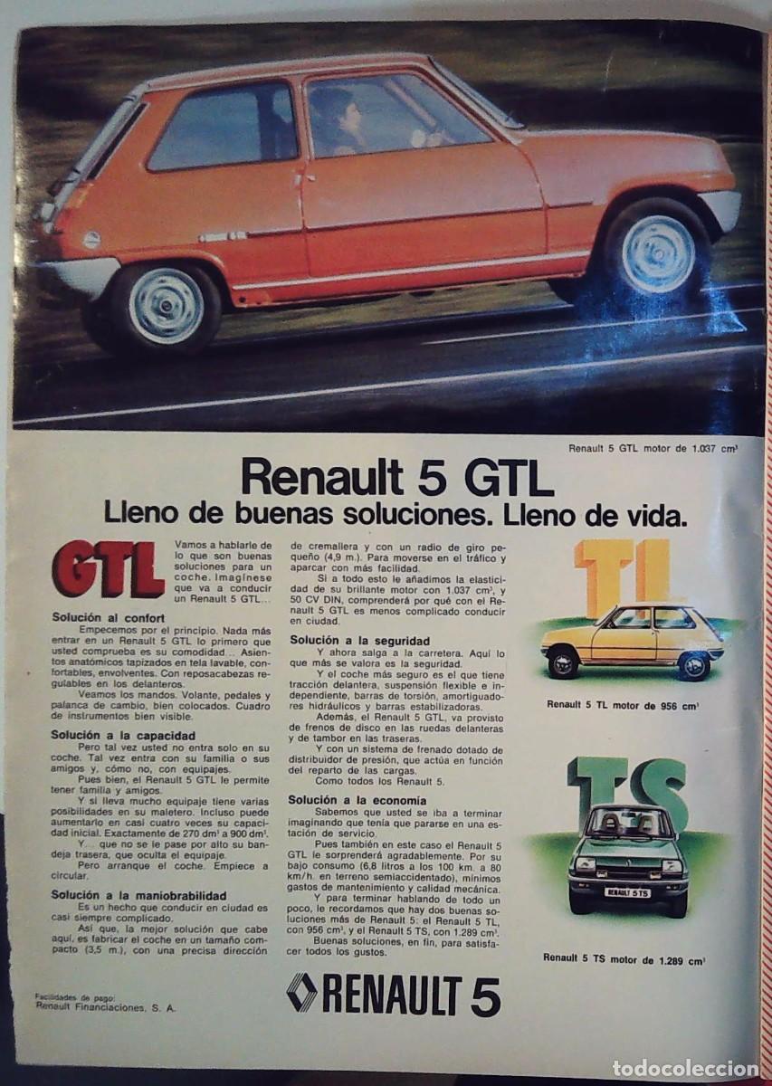 Collectionnisme de Revues et Journaux: renault 5 gtl anuncio publicidad