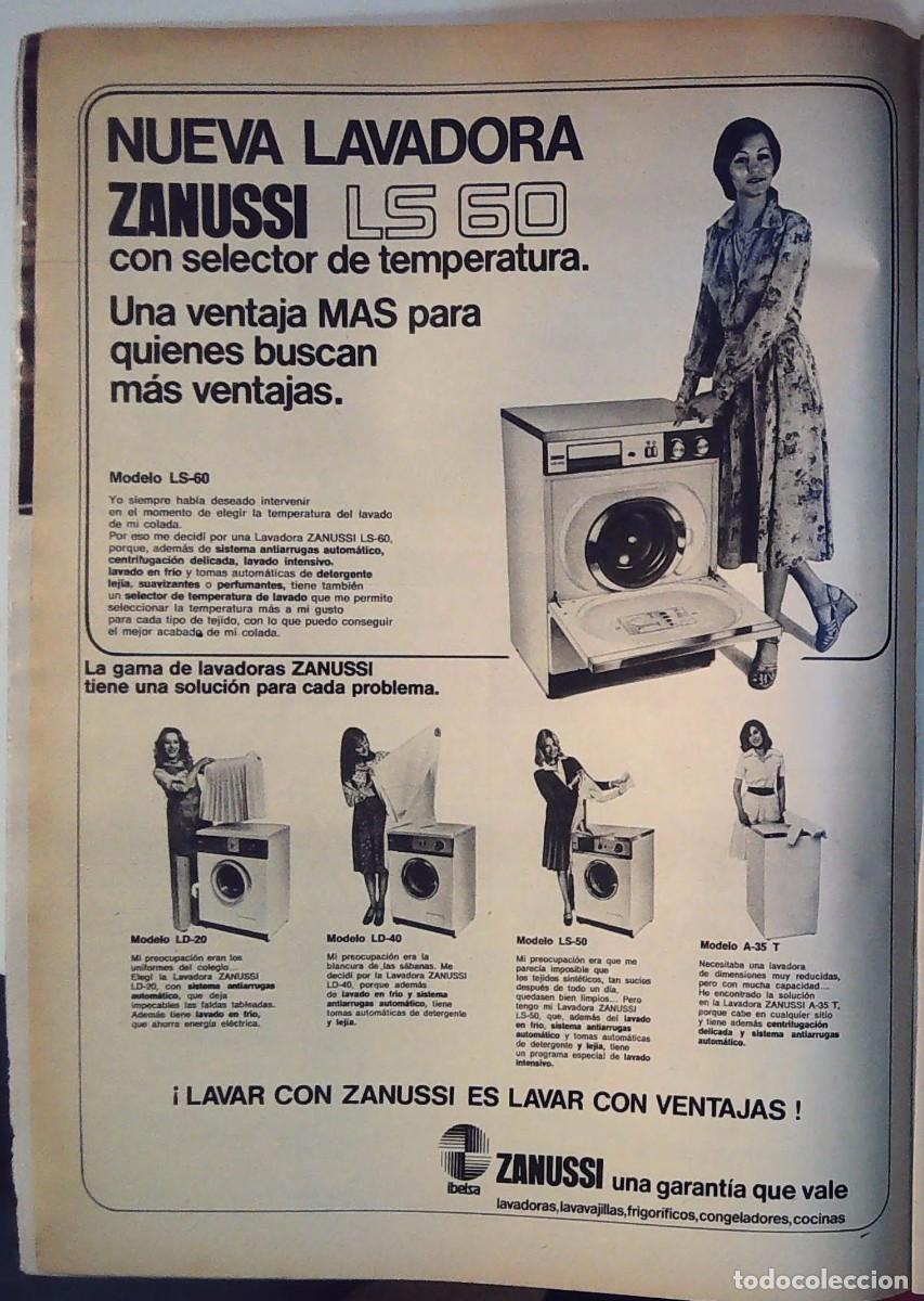 Collectionnisme de Revues et Journaux: ZANUSSI LAVADORA ANUNCIO PUBLICIDAD