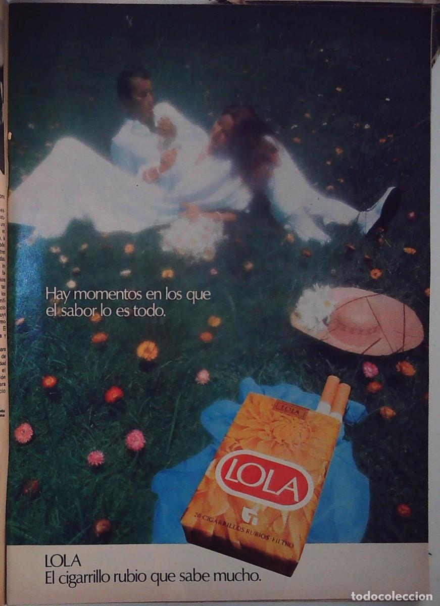 Collectionnisme de Revues et Journaux: LOLA TABACO CIGARRILLOS ANUNCIO PUBLICIDAD