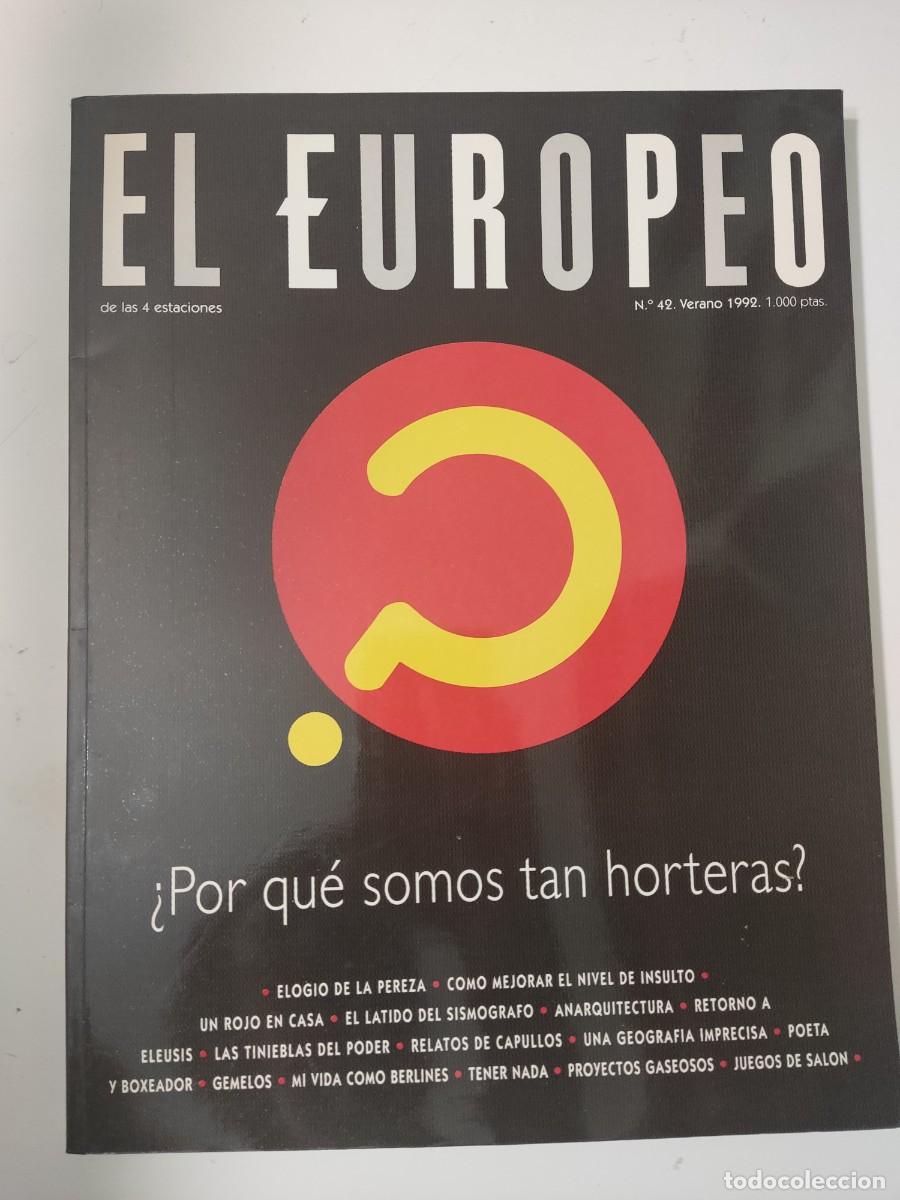 Coleccionismo de revistas y peri&oacute;dicos: REVISTA EL EUROPEO №42 VERANO 1992 LAS CUATRO ESTACIONES