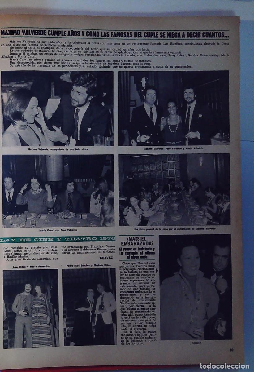 Coleccionismo de Revistas y Peri&oacute;dicos: maximo valverde maria albaicin paco valverde massiel florinda chico juan diego maria casal