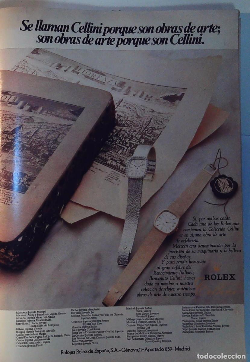 Collectionnisme de Revues et Journaux: rolex anuncio publicidad moda