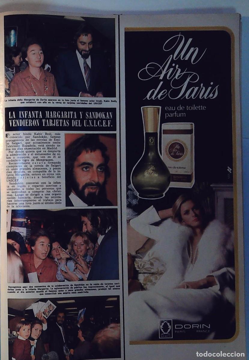 Collectionnisme de Revues et Journaux: anuncio un air de paris kabir bedi sandokan