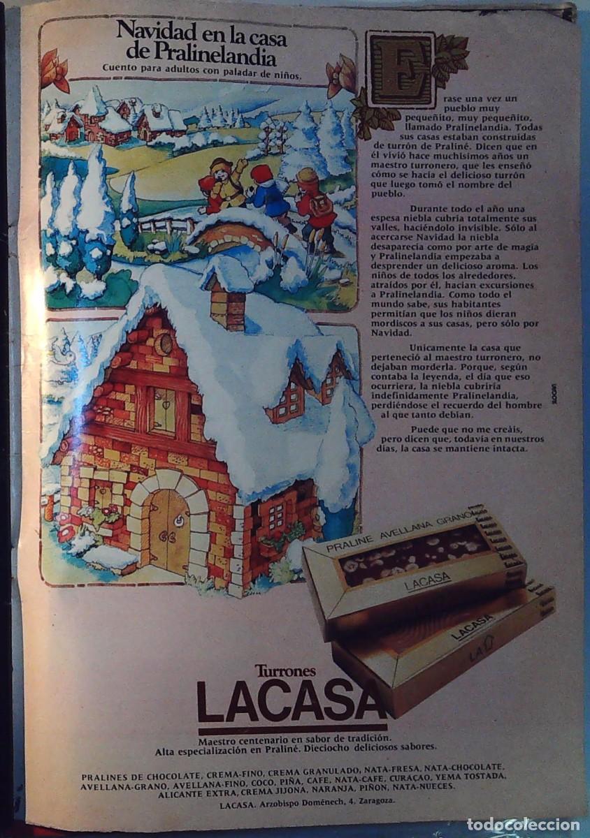 Collectionnisme de Revues et Journaux: lacasa turrones pralines anuncio publicidad