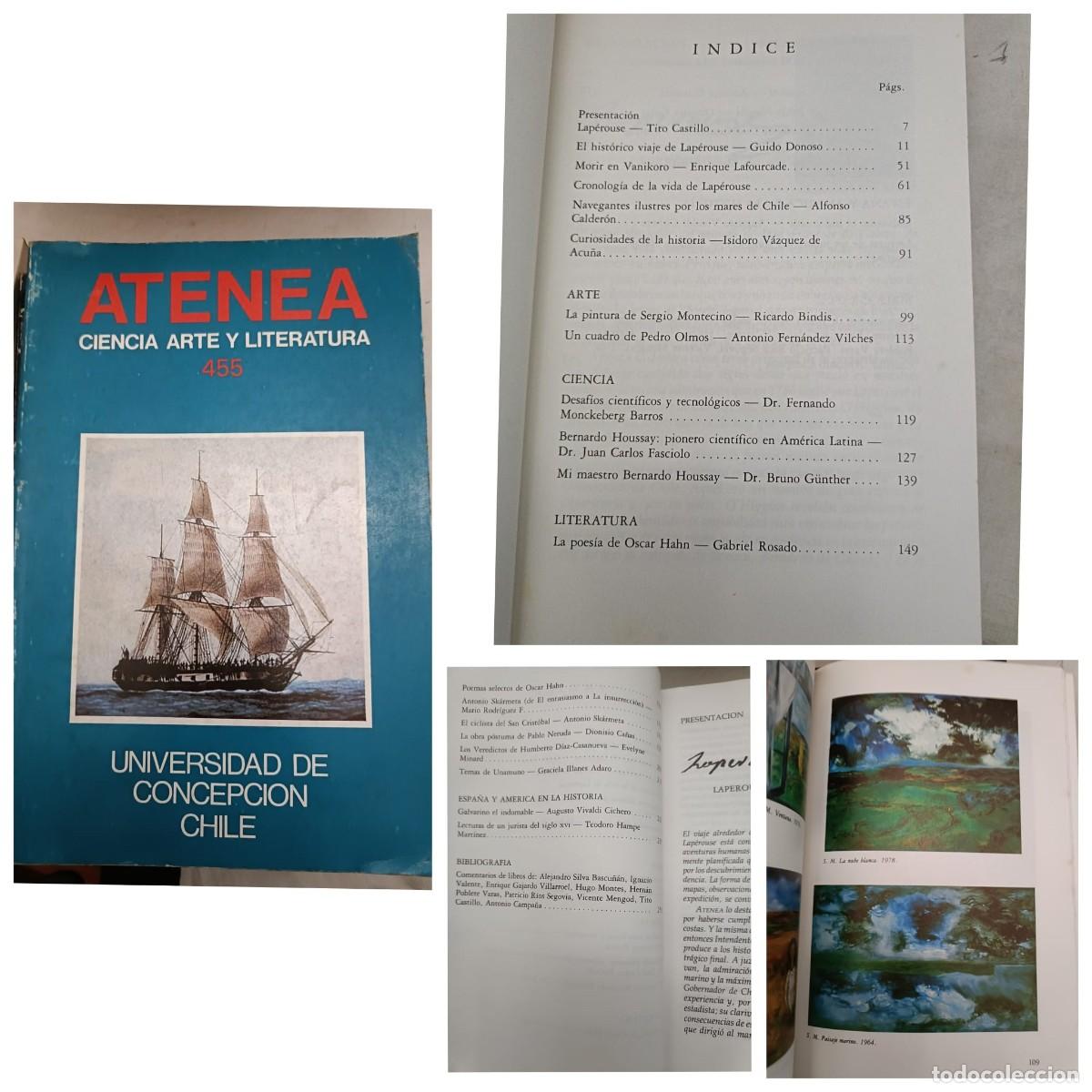 Colecionismo de Revistas e Jornais: Revista Atenea, ciencia arte y literatura. N&ordm; 455