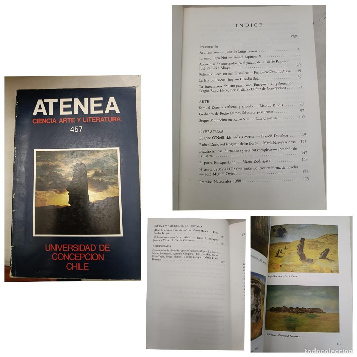 Colecionismo de Revistas e Jornais: Revista Atenea, ciencia arte y literatura. N&ordm; 457