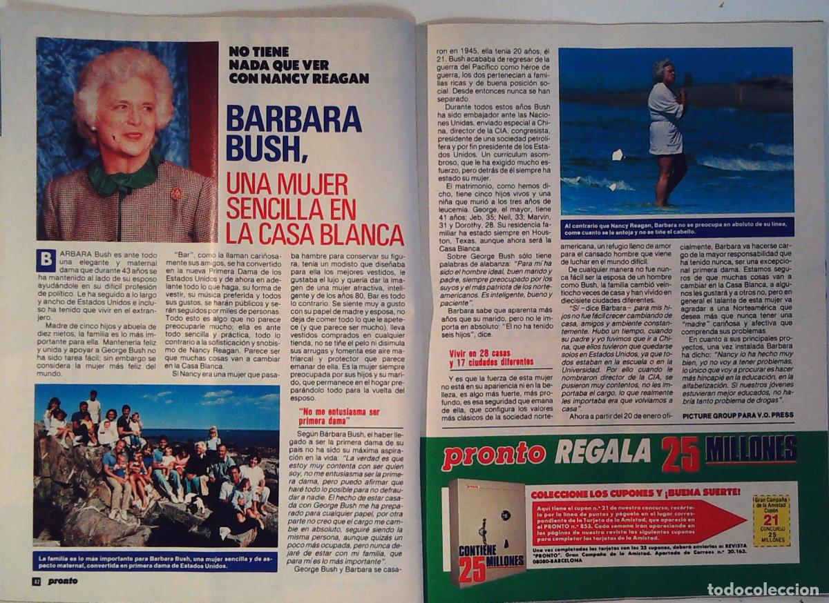 Sammeln von Zeitschriften und Zeitungen: barbara bush primera dama