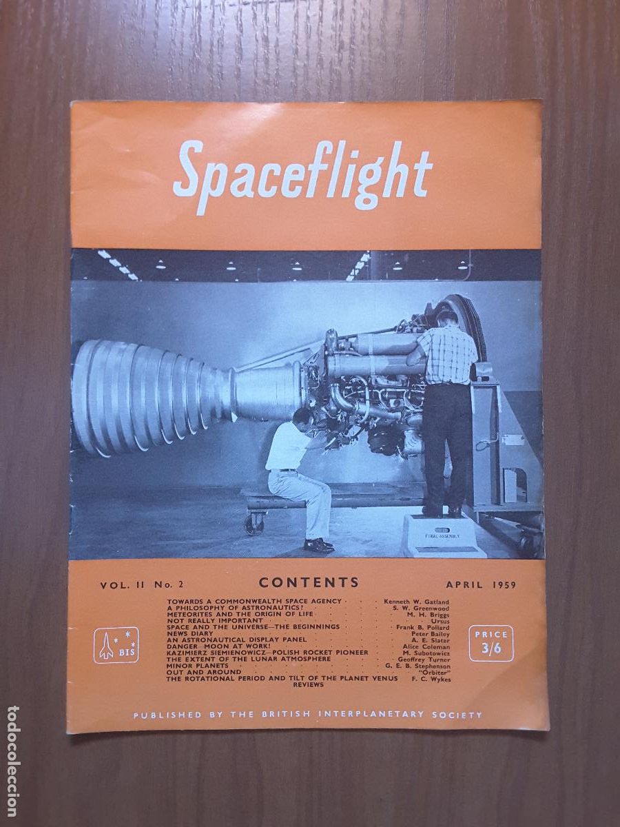 Collezionismo di Riviste e Giornali: Spaceflight Vol. 2 No 2. Revista exploraci&oacute;n del espacio en ingl&eacute;s.