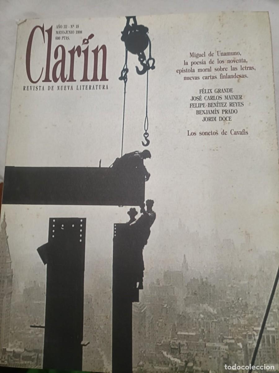 Colecionismo de Revistas e Jornais: Revista Clar&iacute;n, revista de nueva literatura. A&ntilde;o III, N&ordm; 15. MAYO-JUNIO 1998.