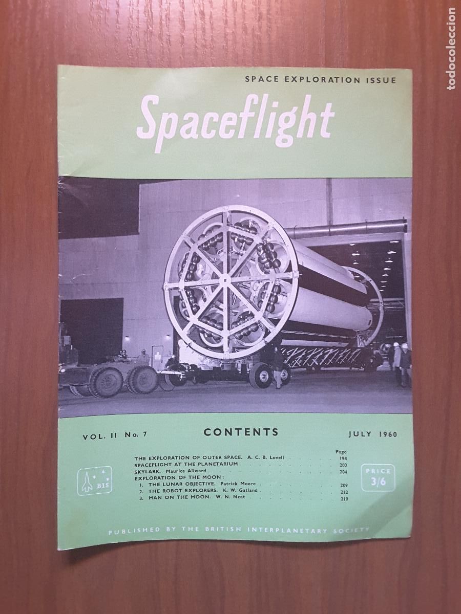 Collection Magazines and Newspapers: Spaceflight Vol. 2 No 7. Revista exploraci&oacute;n del espacio en ingl&eacute;s.