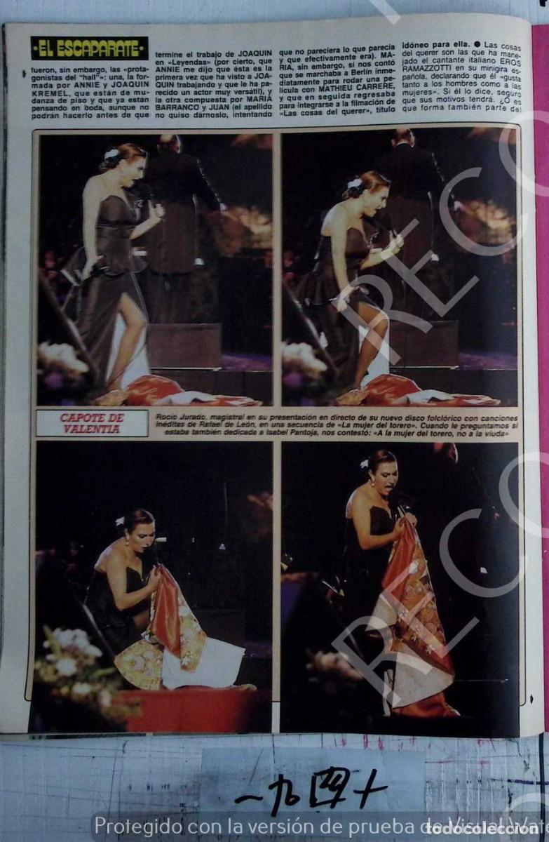 Coleccionismo de Revistas y Peri&oacute;dicos: ROCIO JURADO LA BANDERA