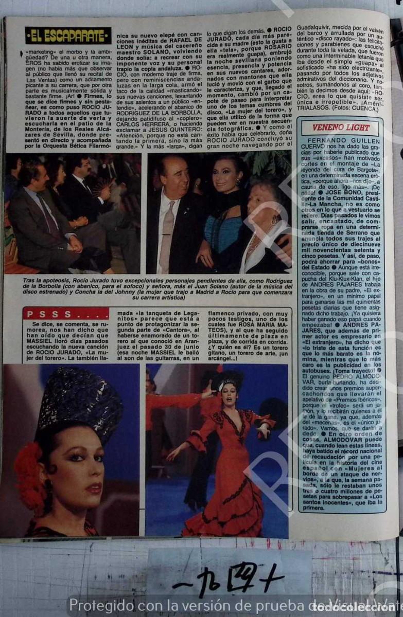 Coleccionismo de Revistas y Peri&oacute;dicos: MASSIEL ROCIO JURADO EL MAESTRO SOLANO JUAN