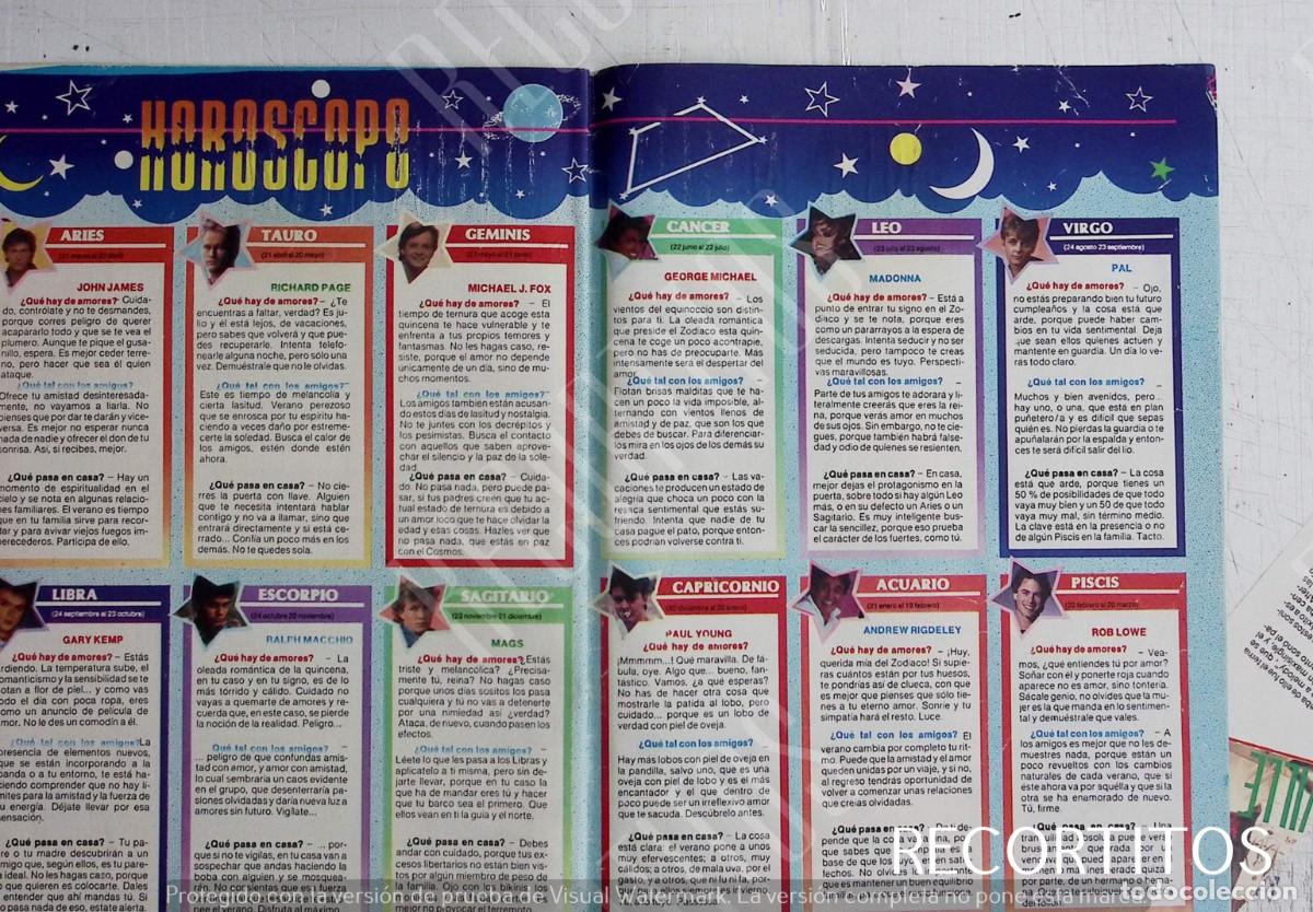 Coleccionismo de Revistas y Peri&oacute;dicos: madonna rob lowe george michael john james ralph macchio