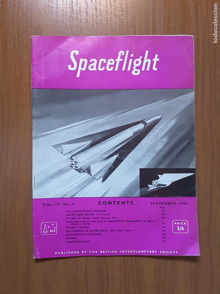 Colecionismo de Revistas e Jornais: Spaceflight Vol. 4 No 5. Revista exploraci&oacute;n del espacio en ingl&eacute;s.