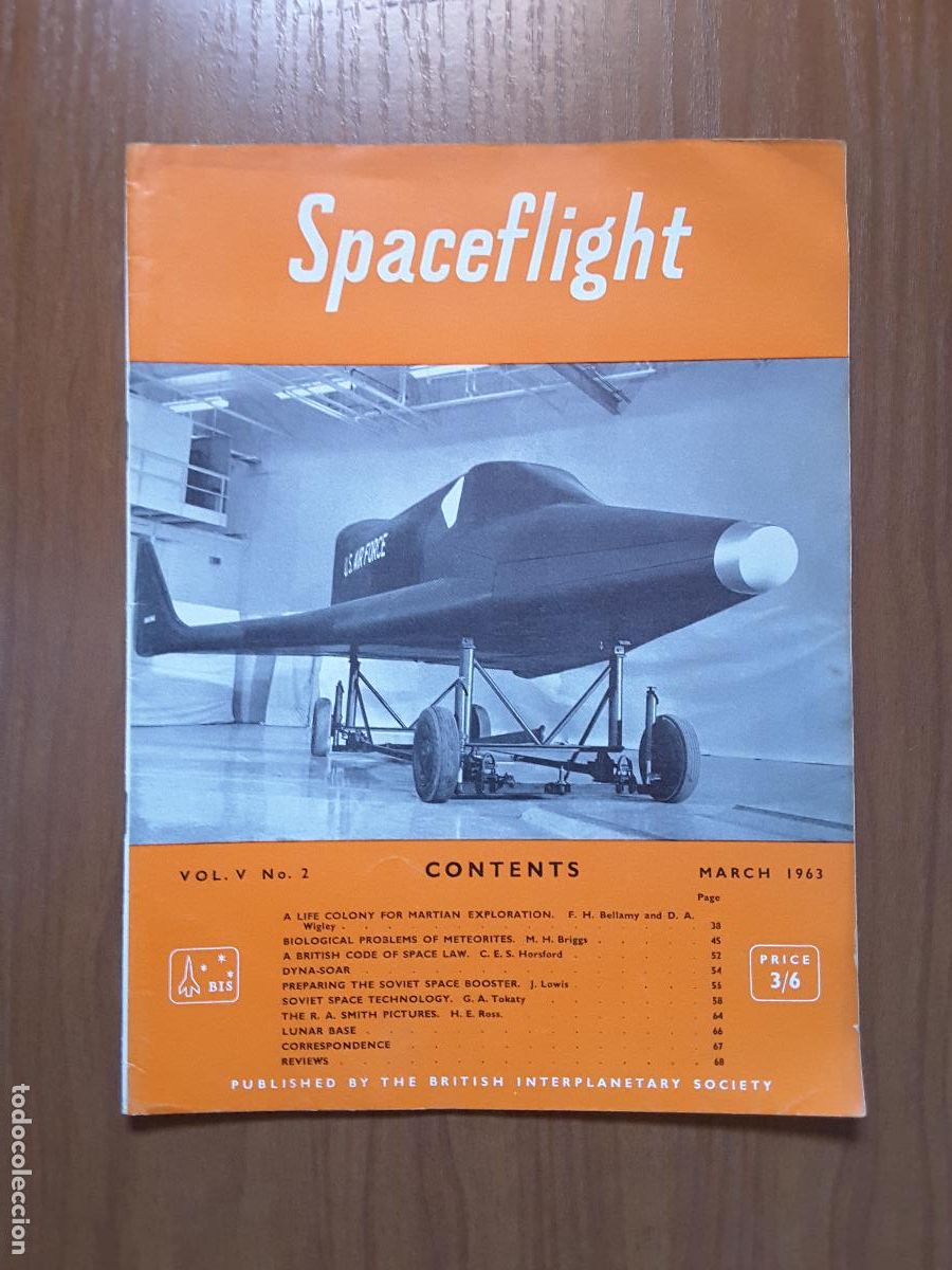 Sammeln von Zeitschriften und Zeitungen: Spaceflight Vol. 5 No 2. Revista exploraci&oacute;n del espacio en ingl&eacute;s.