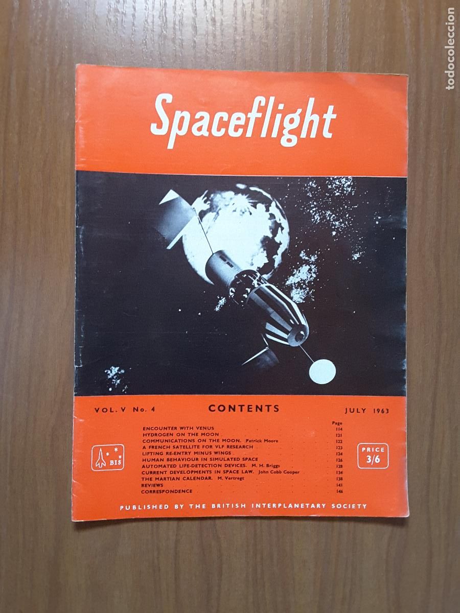 Collezionismo di Riviste e Giornali: Spaceflight Vol. 5 No 4. Revista exploraci&oacute;n del espacio en ingl&eacute;s.