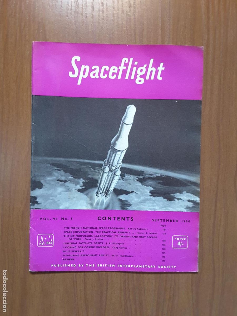 Colecionismo de Revistas e Jornais: Spaceflight Vol. 6 No 5. Revista exploraci&oacute;n del espacio en ingl&eacute;s.