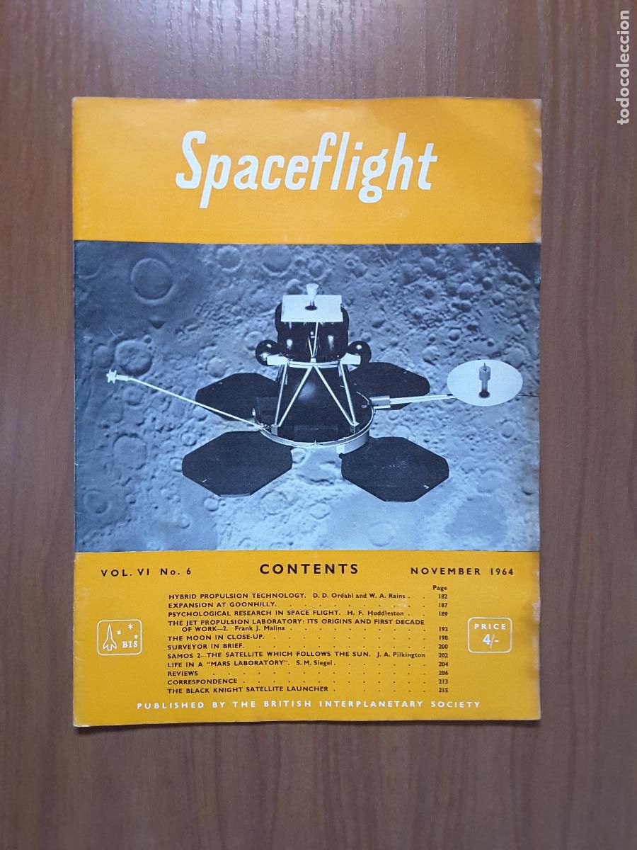 Collection Magazines and Newspapers: Spaceflight Vol. 6 No 6. Revista exploraci&oacute;n del espacio en ingl&eacute;s.