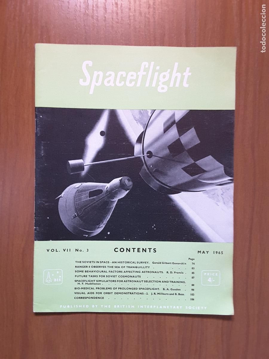 Collection Magazines and Newspapers: Spaceflight Vol. 7 No 3. Revista exploraci&oacute;n del espacio en ingl&eacute;s.