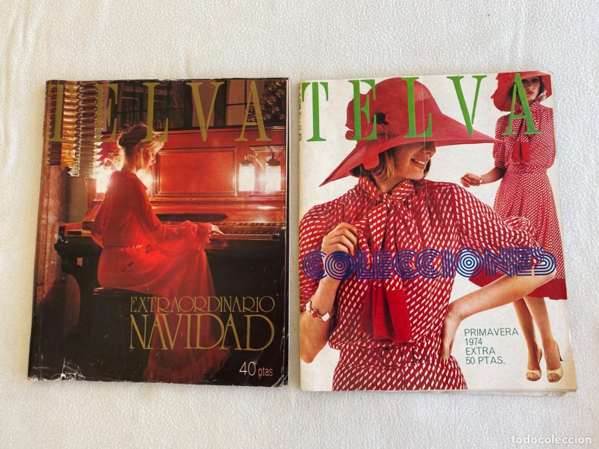 Coleccionismo de revistas y peri&oacute;dicos: REVISTA TELVA NAVIDAD 1973 y PRIMAVERA 1974