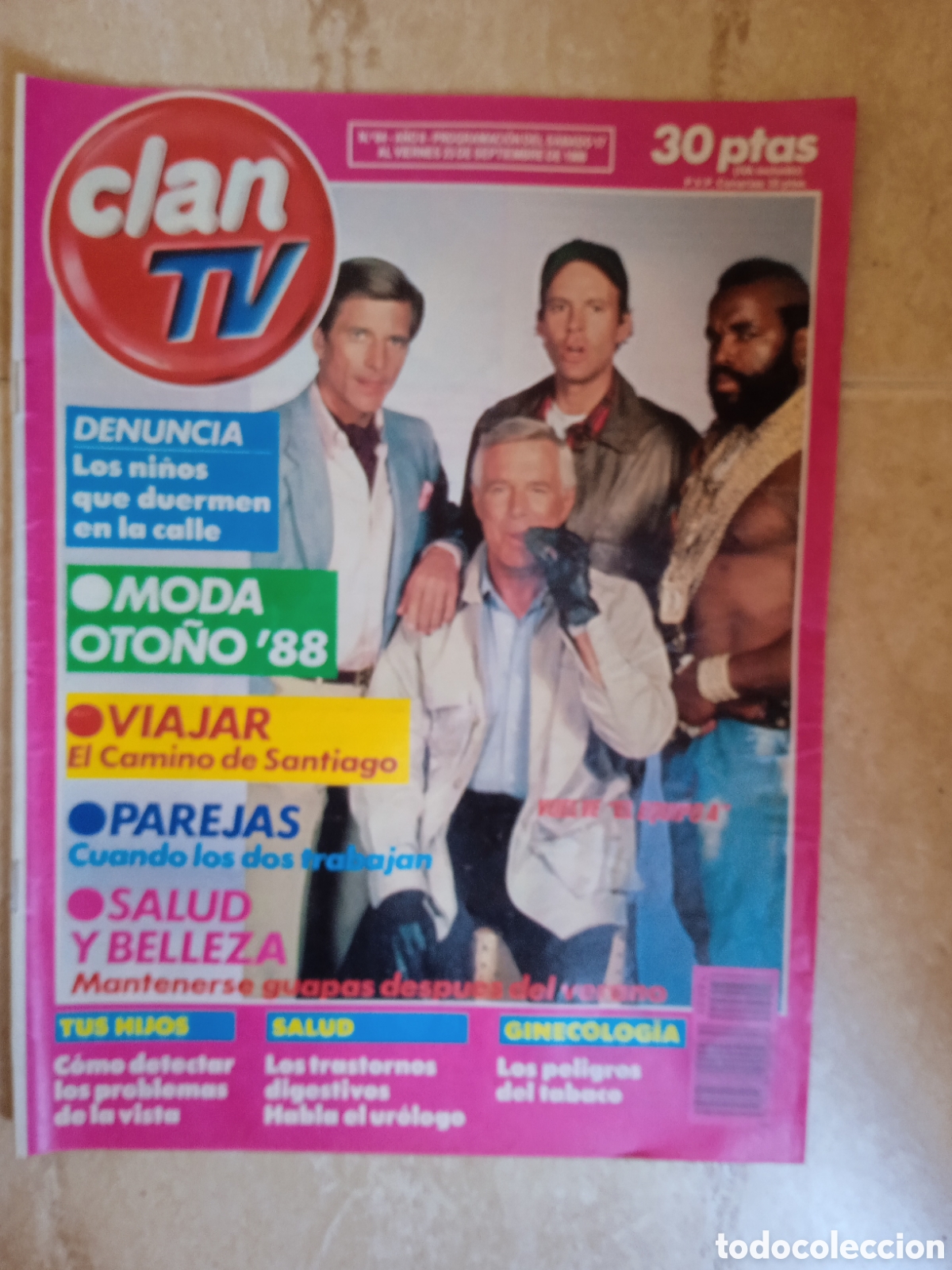 Coleccionismo de Revistas y Peri&oacute;dicos: Clan TV n&deg;84 El Equipo A