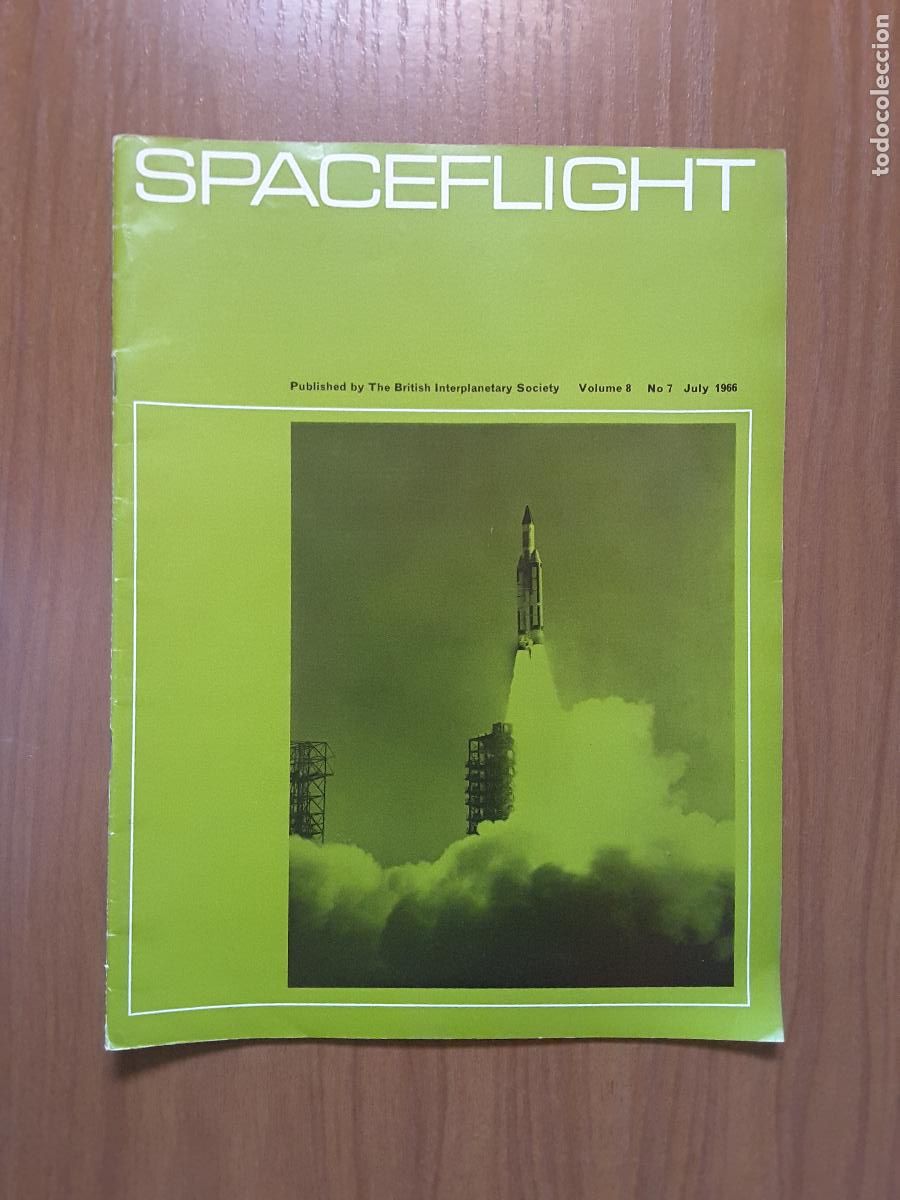 Coleccionismo de revistas y peri&oacute;dicos: Spaceflight Vol. 8 No 7. Revista exploraci&oacute;n del espacio en ingl&eacute;s.