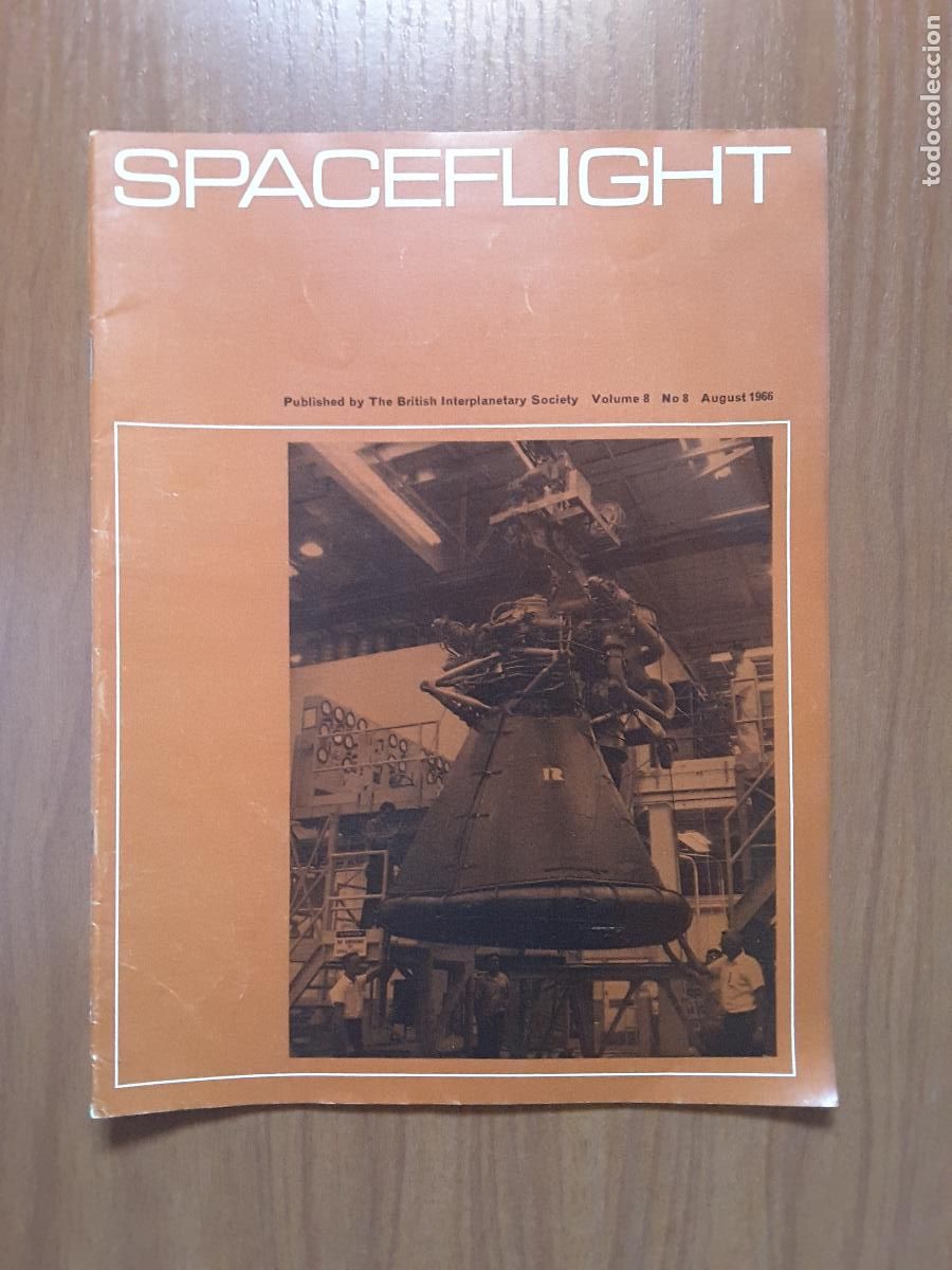 Sammeln von Zeitschriften und Zeitungen: Spaceflight Vol. 8 No 8. Revista exploraci&oacute;n del espacio en ingl&eacute;s.