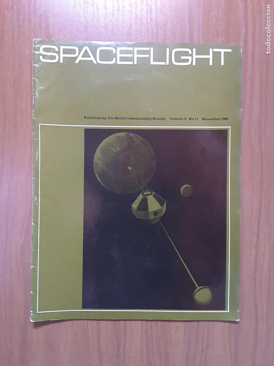 Colecionismo de Revistas e Jornais: Spaceflight Vol. 8 No 11. Revista exploraci&oacute;n del espacio en ingl&eacute;s.