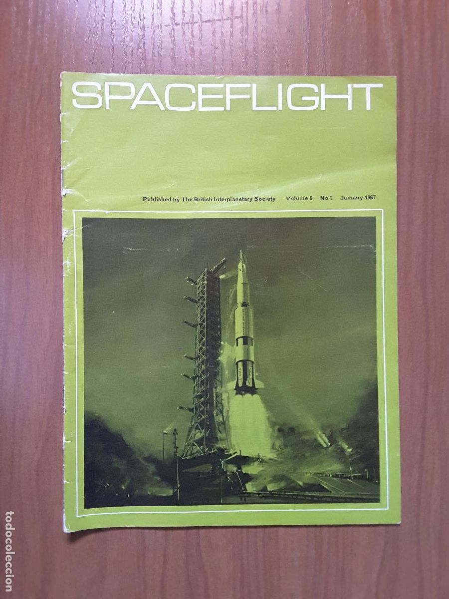 Coleccionismo de revistas y peri&oacute;dicos: Spaceflight Vol. 9 No 1. Revista exploraci&oacute;n del espacio en ingl&eacute;s.