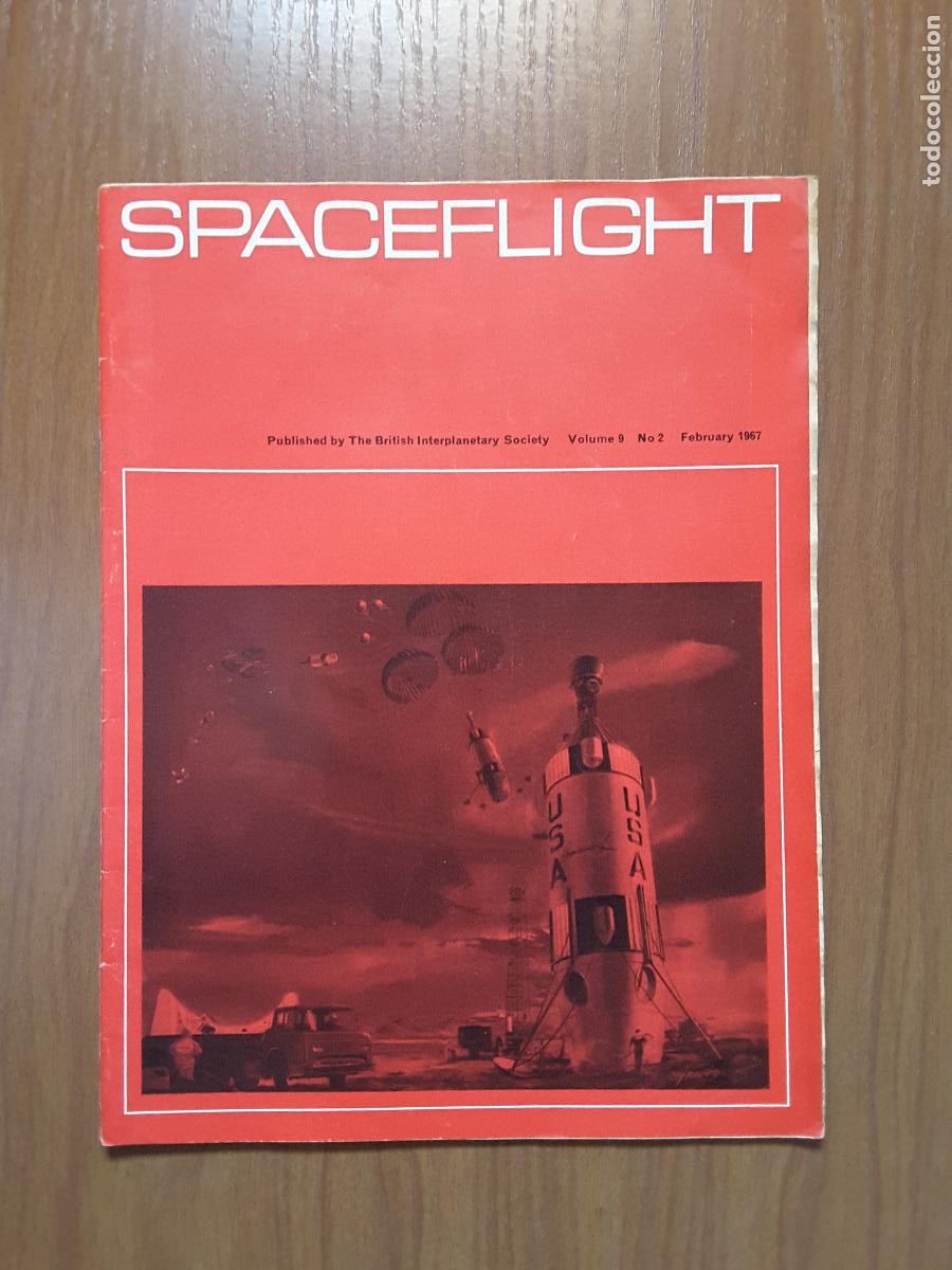 Sammeln von Zeitschriften und Zeitungen: Spaceflight Vol. 9 No 2. Revista exploraci&oacute;n del espacio en ingl&eacute;s.