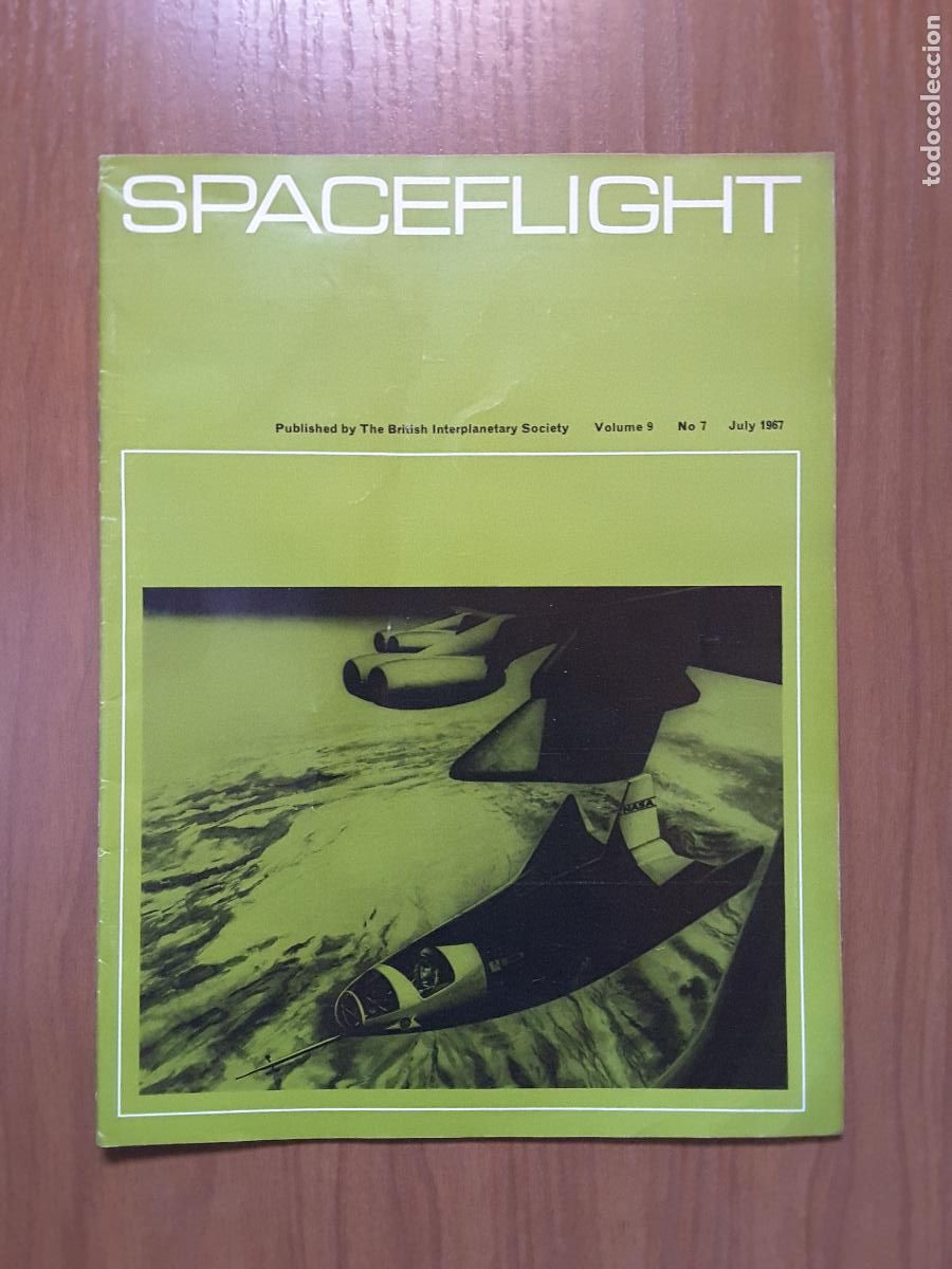 Coleccionismo de revistas y peri&oacute;dicos: Spaceflight Vol. 9 No 7. Revista exploraci&oacute;n del espacio en ingl&eacute;s.