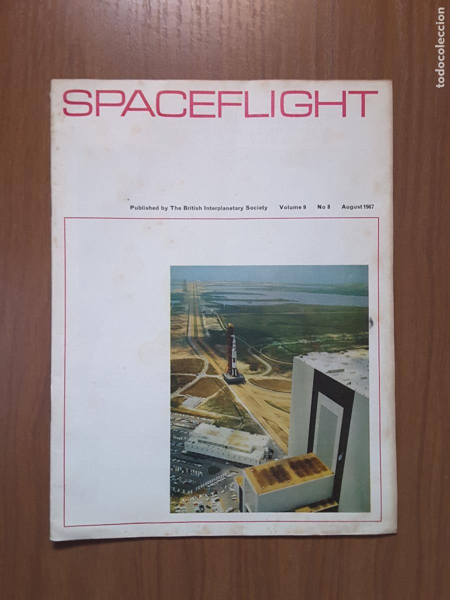 Sammeln von Zeitschriften und Zeitungen: Spaceflight Vol. 9 No 8. Revista exploraci&oacute;n del espacio en ingl&eacute;s.