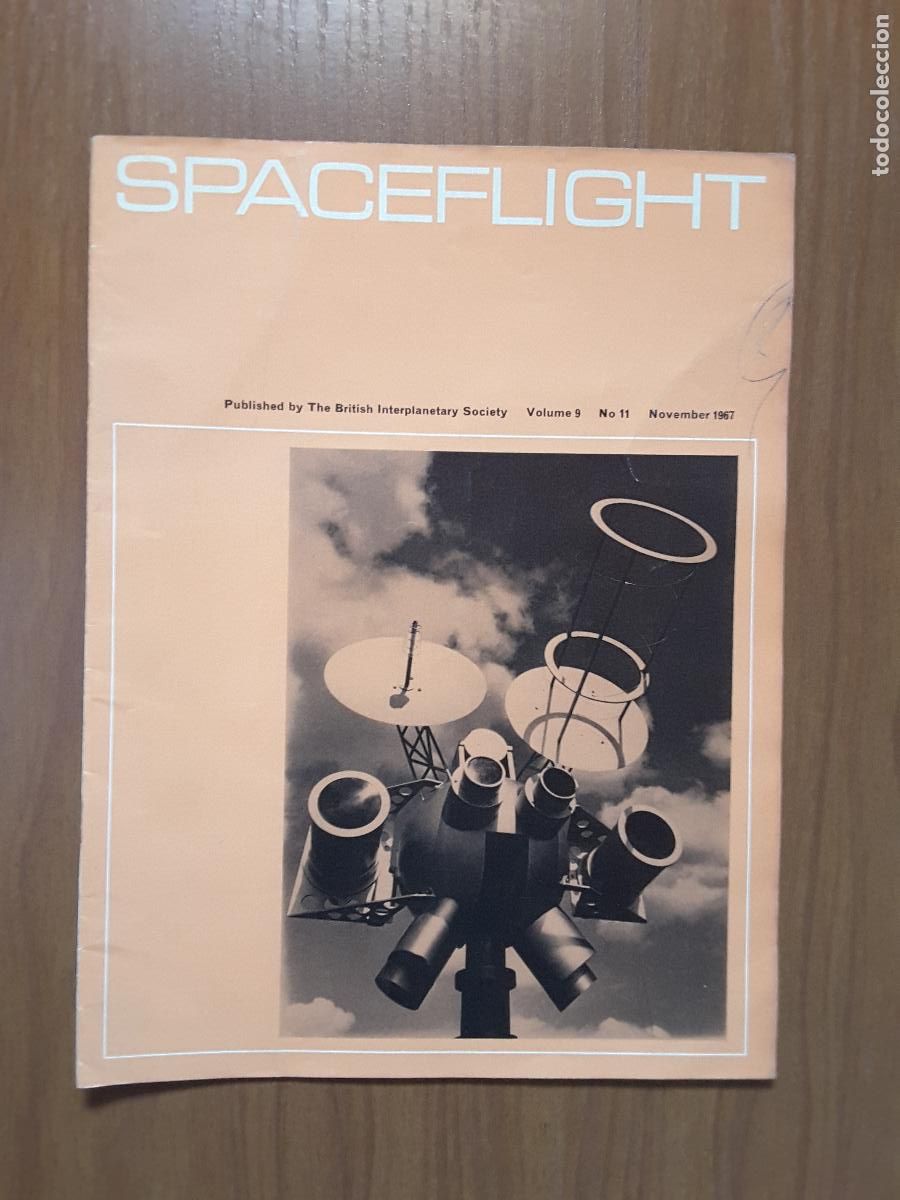 Colecionismo de Revistas e Jornais: Spaceflight Vol. 9 No 11. Revista exploraci&oacute;n del espacio en ingl&eacute;s.