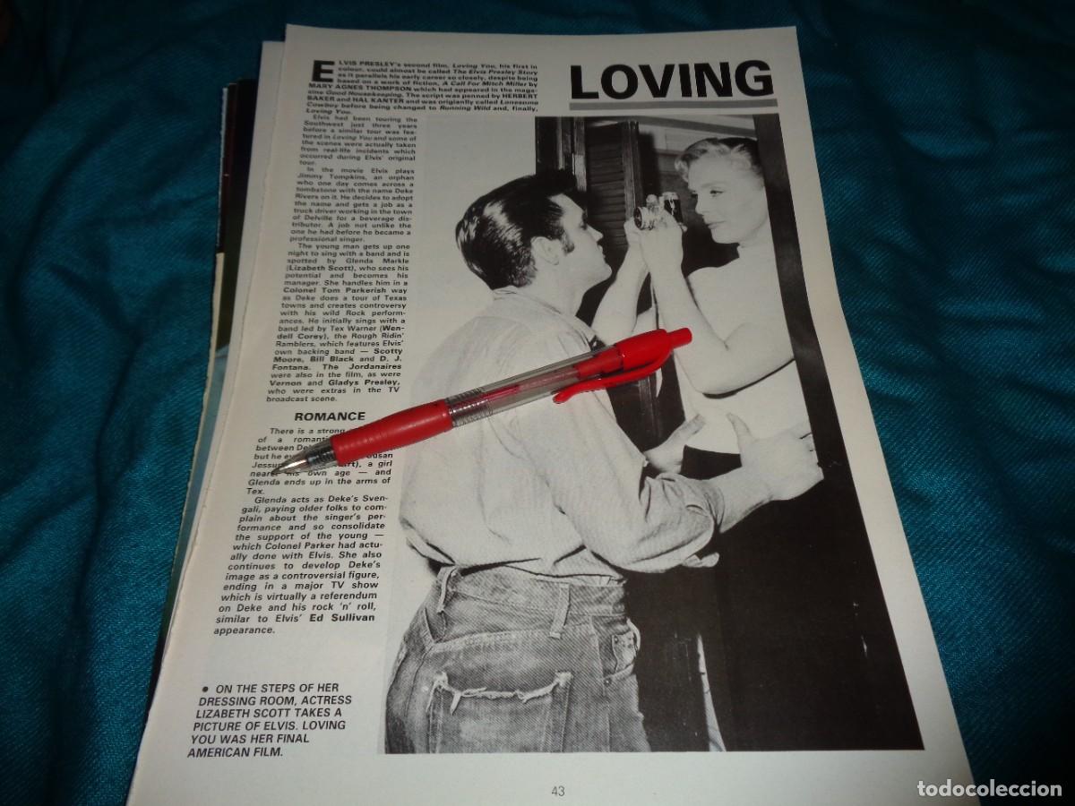 Coleccionismo de revistas y peri&oacute;dicos: RECORTE : ELVIS PRESLEY. IDOLS, OCTOBER 1989 ( EN INGLES)