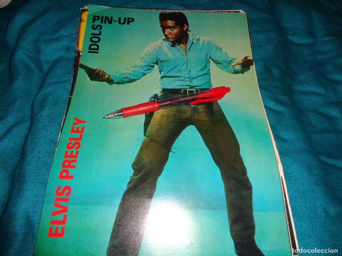 Coleccionismo de revistas y peri&oacute;dicos: RECORTE : MINI POSTER ; ELVIS PRESLEY. IDOLS, AUGUST 1989 ( EN INGLES)