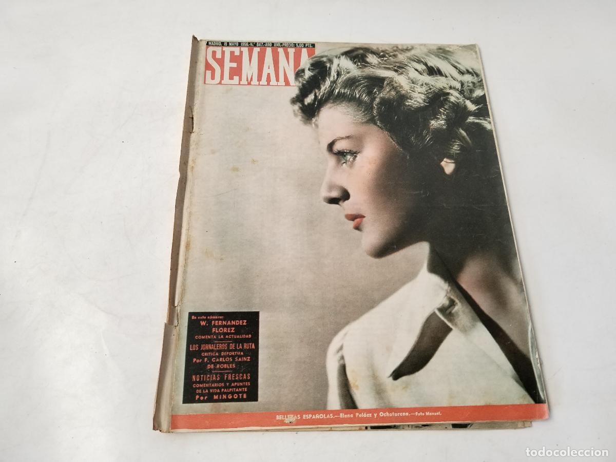 Coleccionismo de Revistas y Peri&oacute;dicos: revista semana 15 de mayo de 1956, numero 847 - c133