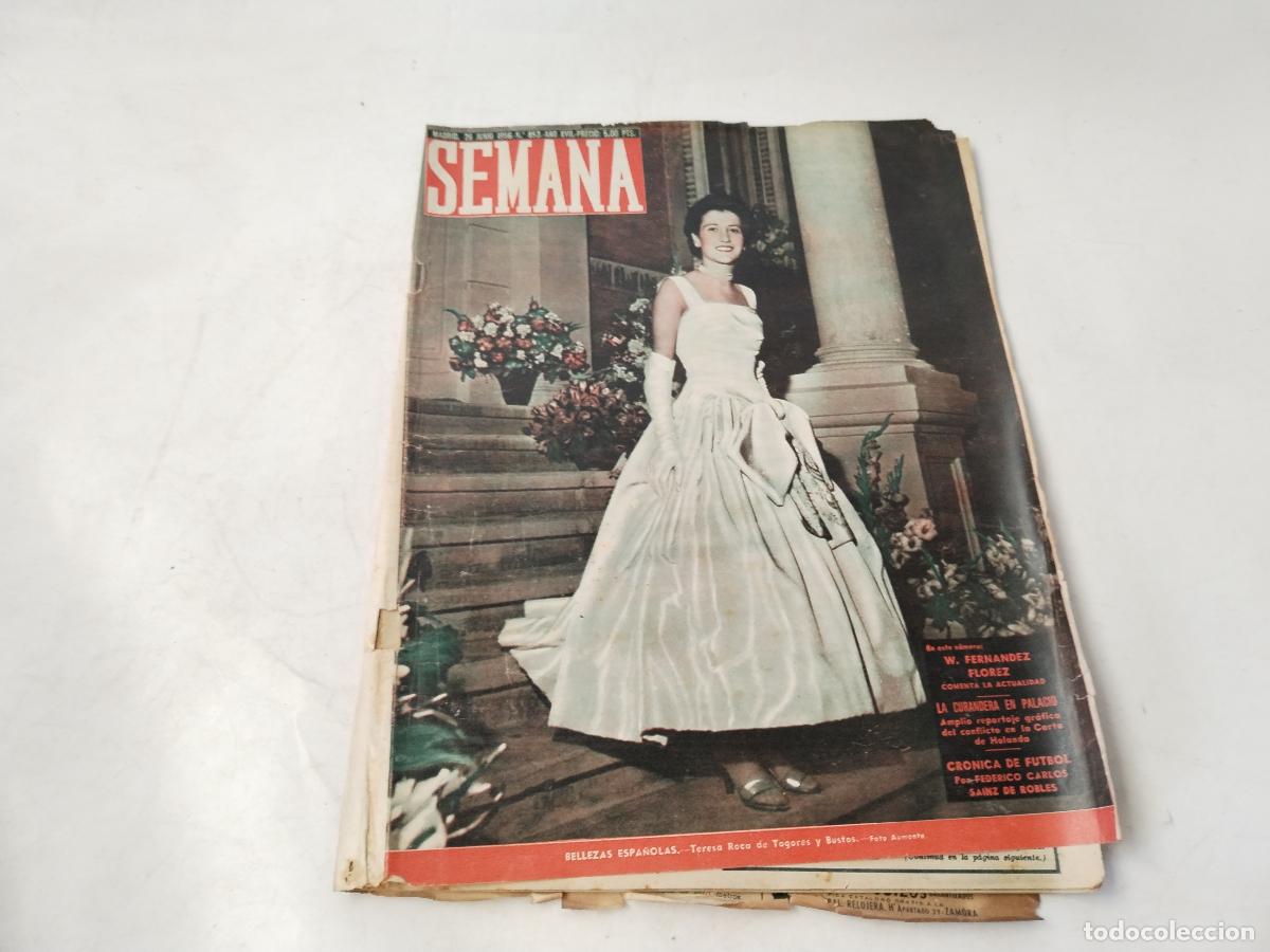 Coleccionismo de Revistas y Peri&oacute;dicos: revista semana 26 de junio de 1956, numero 853 - c133