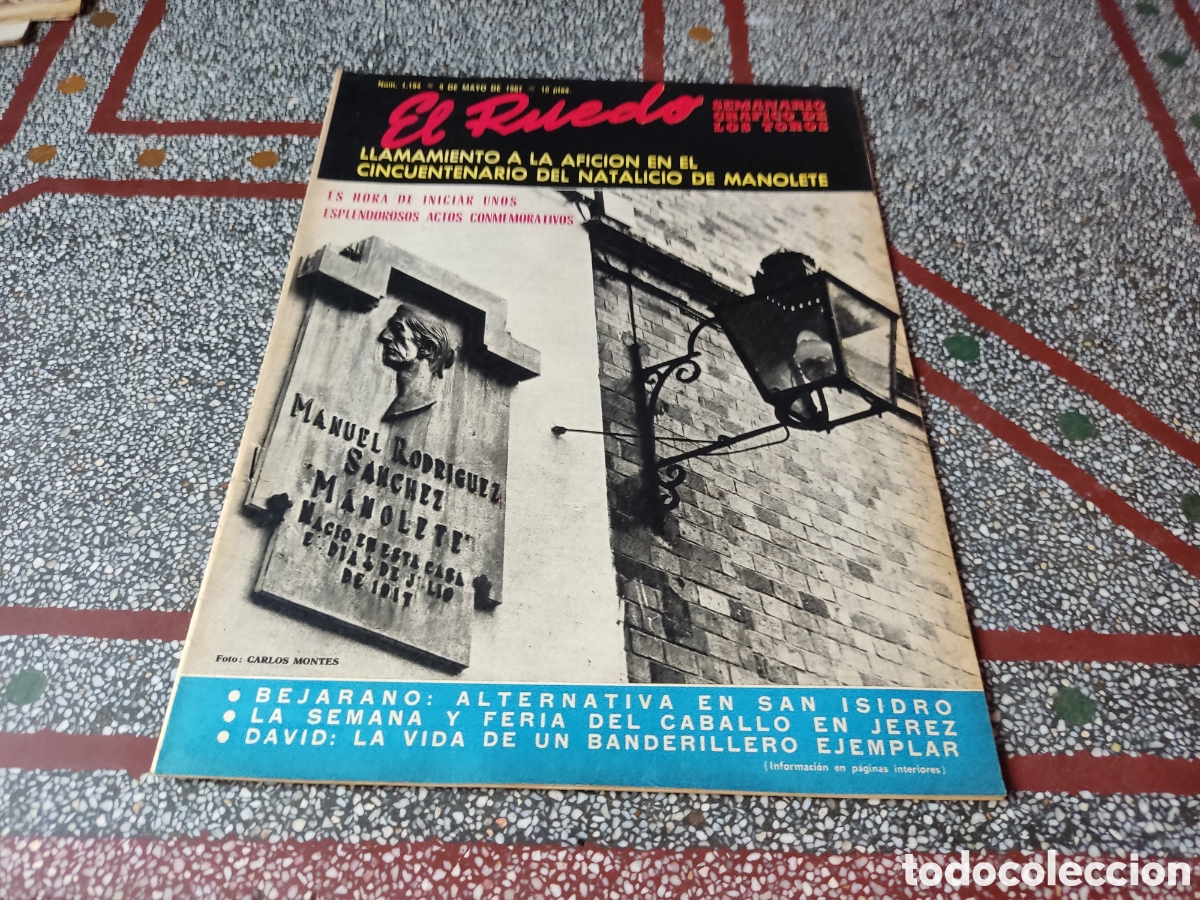 Coleccionismo de Revistas y Peri&oacute;dicos: Revista taurina El Ruedo nicho Manolete