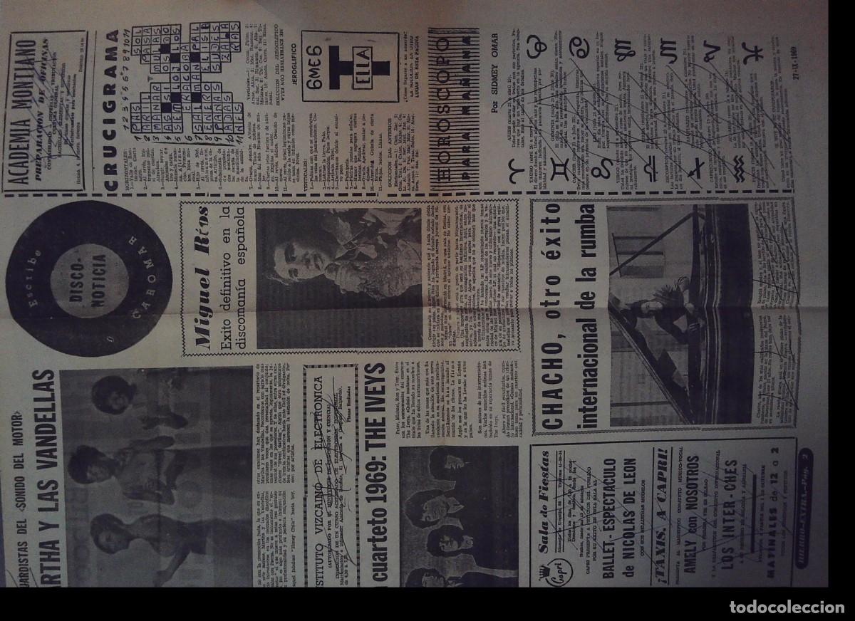 Coleccionismo de Revistas y Peri&oacute;dicos: miguel rios mary hopkin eurovision chacho the iveys martha y las vandellas 1969