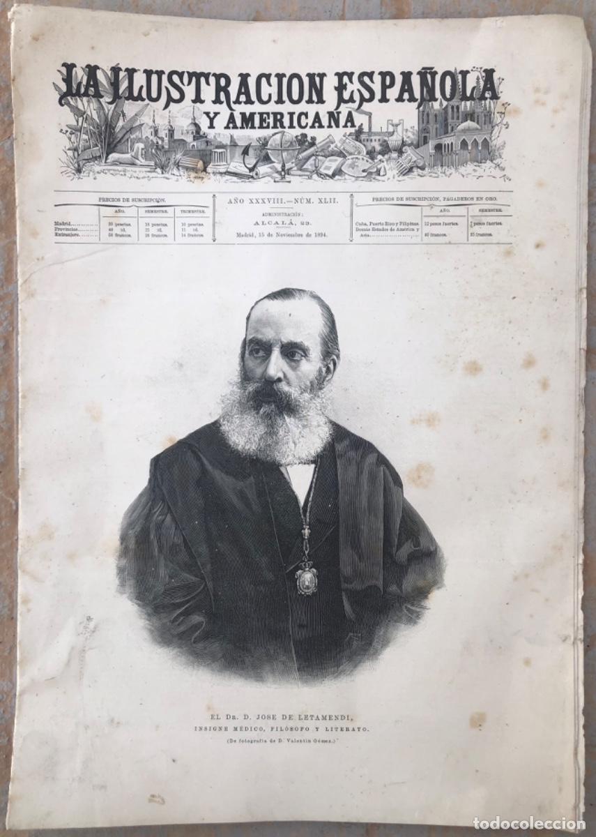 Coleccionismo de revistas y peri&oacute;dicos: ILU. ESP 1894 - CHINA George Sand RUSIA - MADRID - MADAGASCAR - GUERRA CHINO JAPONESA -INFO