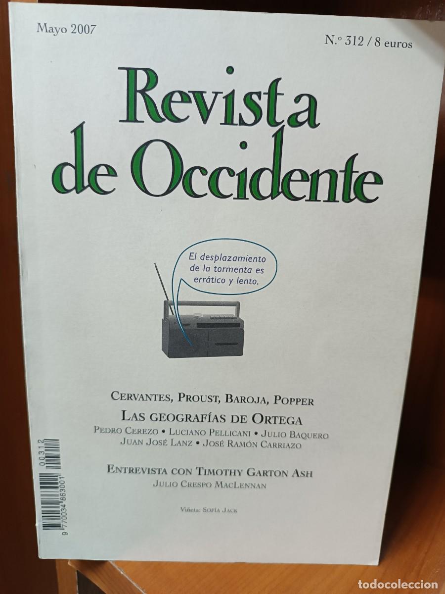 Coleccionismo de revistas y peri&oacute;dicos: Revista de Occidente mayo 2007, n&uacute;mero 312