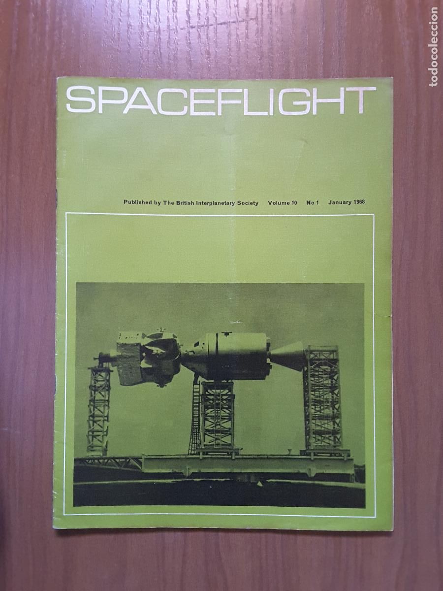 Coleccionismo de revistas y peri&oacute;dicos: Spaceflight Vol. 10 No 1. Revista exploraci&oacute;n del espacio en ingl&eacute;s.