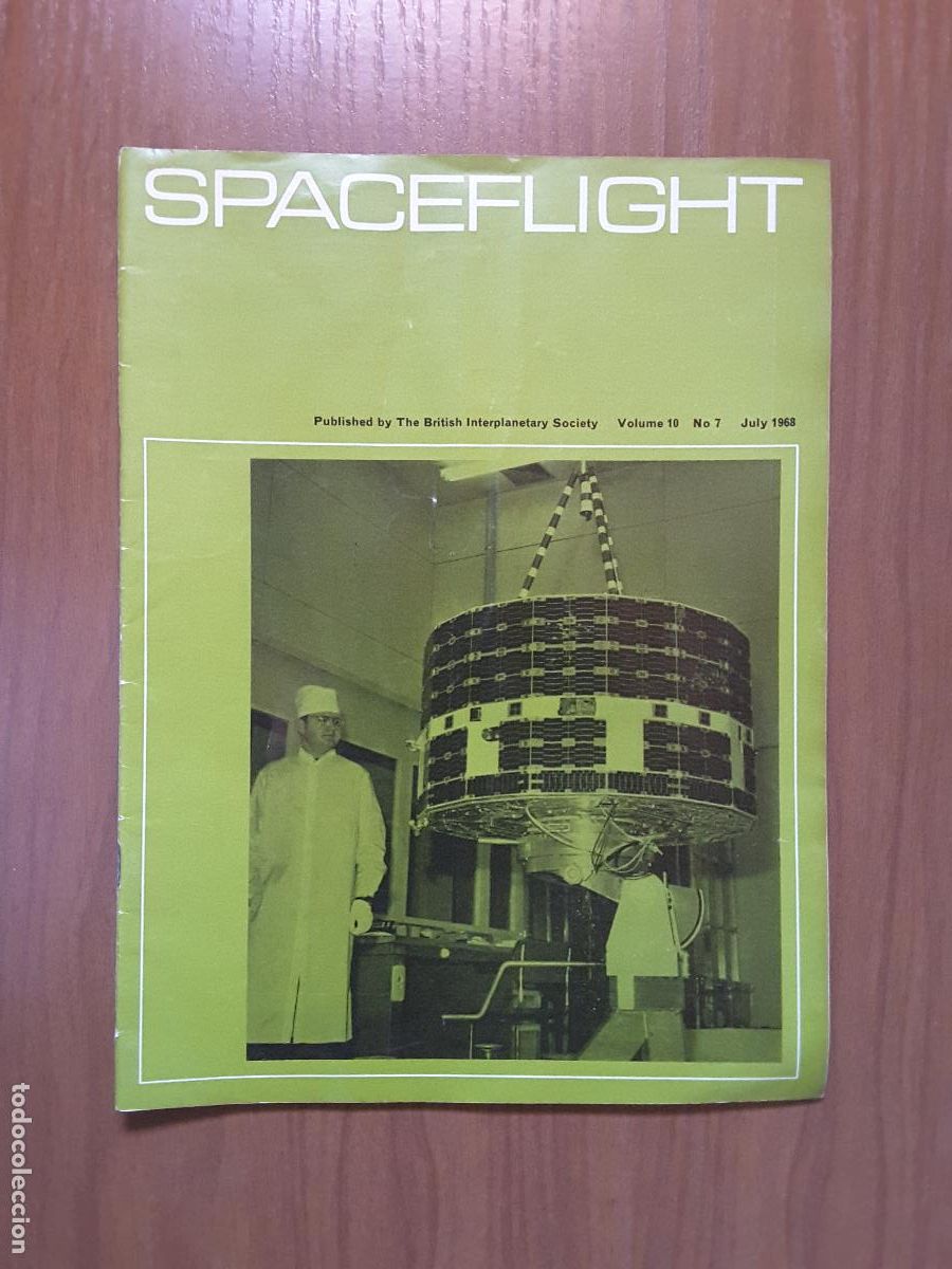 Coleccionismo de revistas y peri&oacute;dicos: Spaceflight Vol. 10 No 7. Revista exploraci&oacute;n del espacio en ingl&eacute;s.