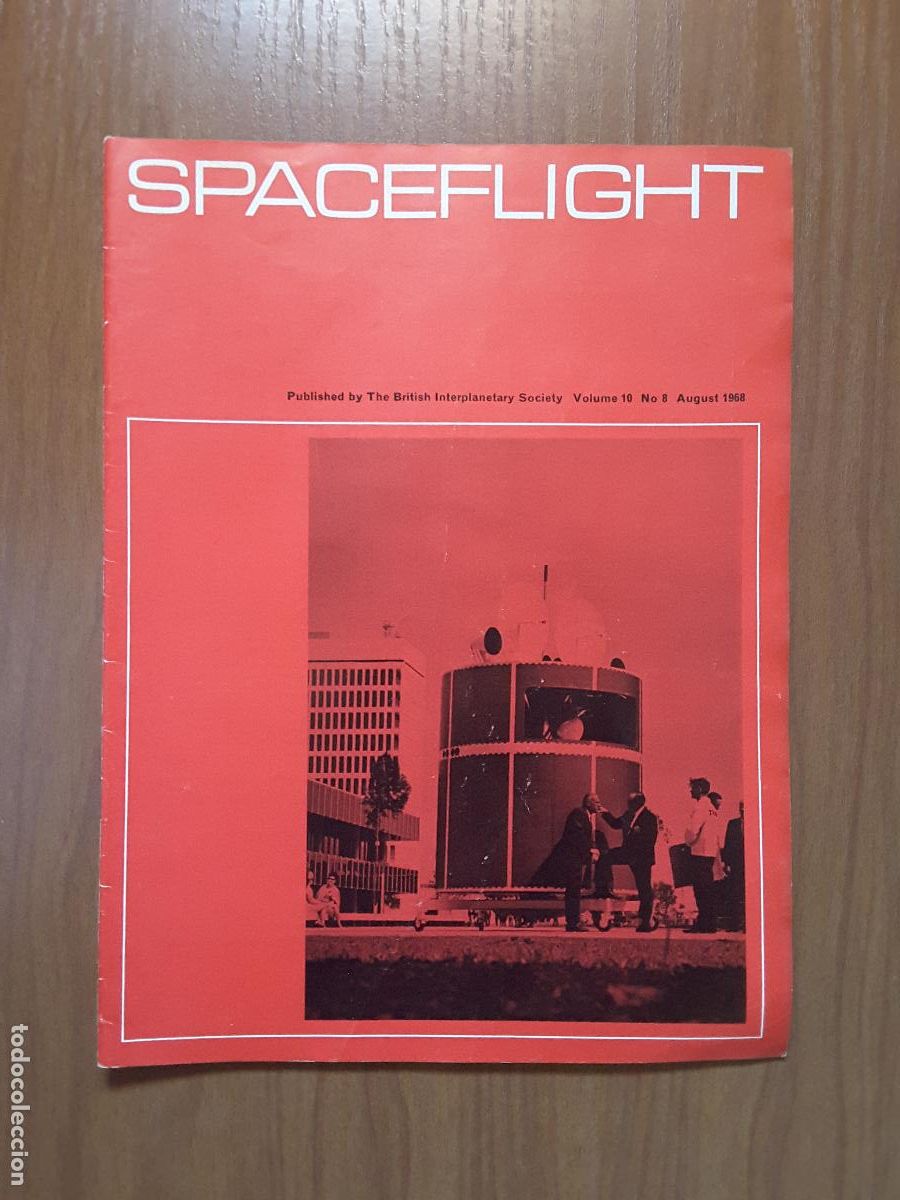 Sammeln von Zeitschriften und Zeitungen: Spaceflight Vol. 10 No 8. Revista exploraci&oacute;n del espacio en ingl&eacute;s.