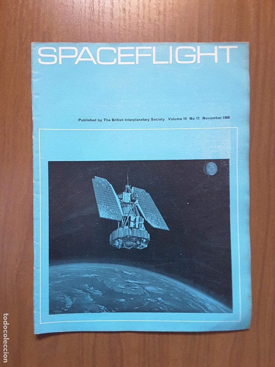 Colecionismo de Revistas e Jornais: Spaceflight Vol. 10 No 11. Revista exploraci&oacute;n del espacio en ingl&eacute;s.