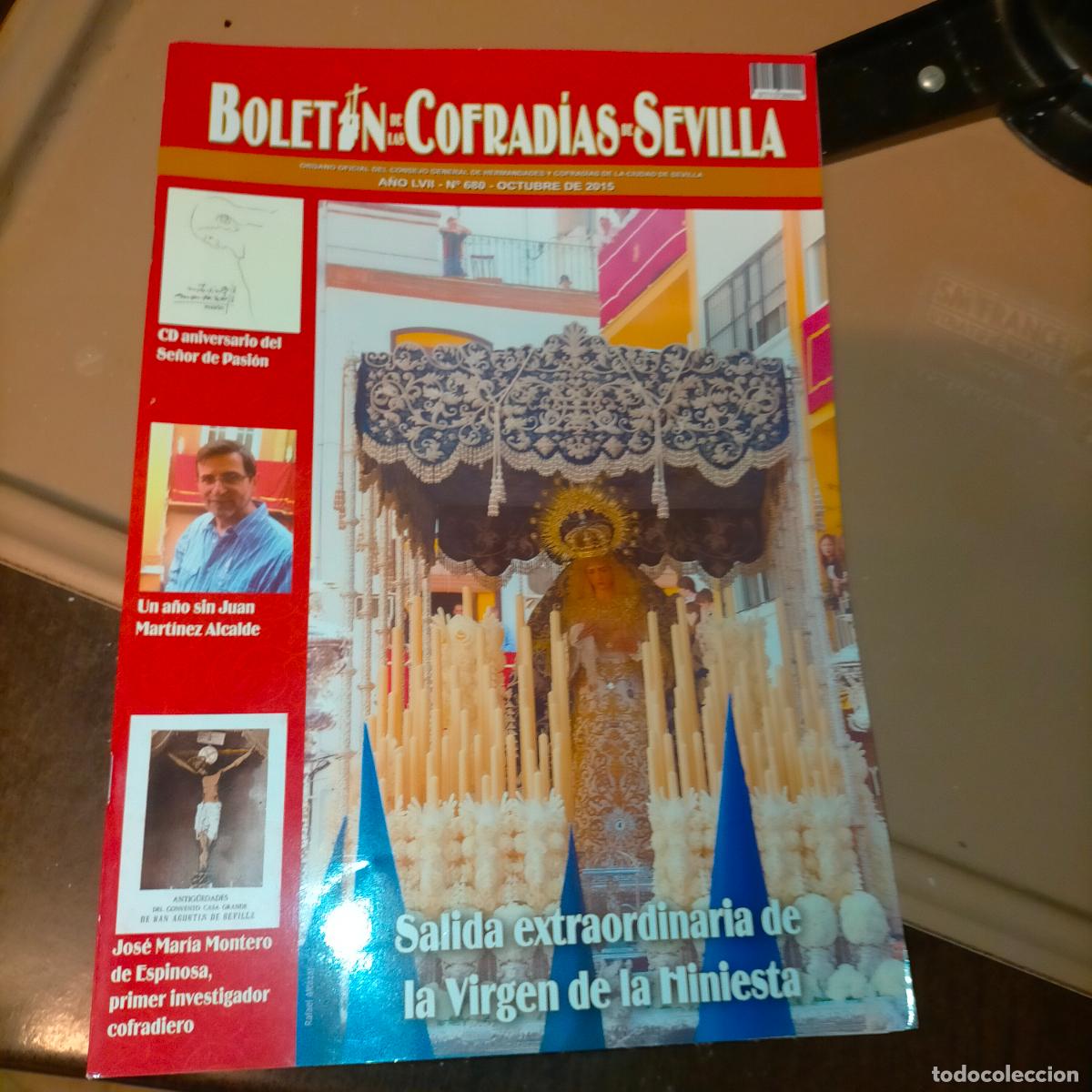 Colecionismo de Revistas e Jornais: REVISTA SEMANA SANTA BOLETIN DE LAS COFRADIAS DE SEVILLA - VIRGEN CRISTO HERMANDADES
