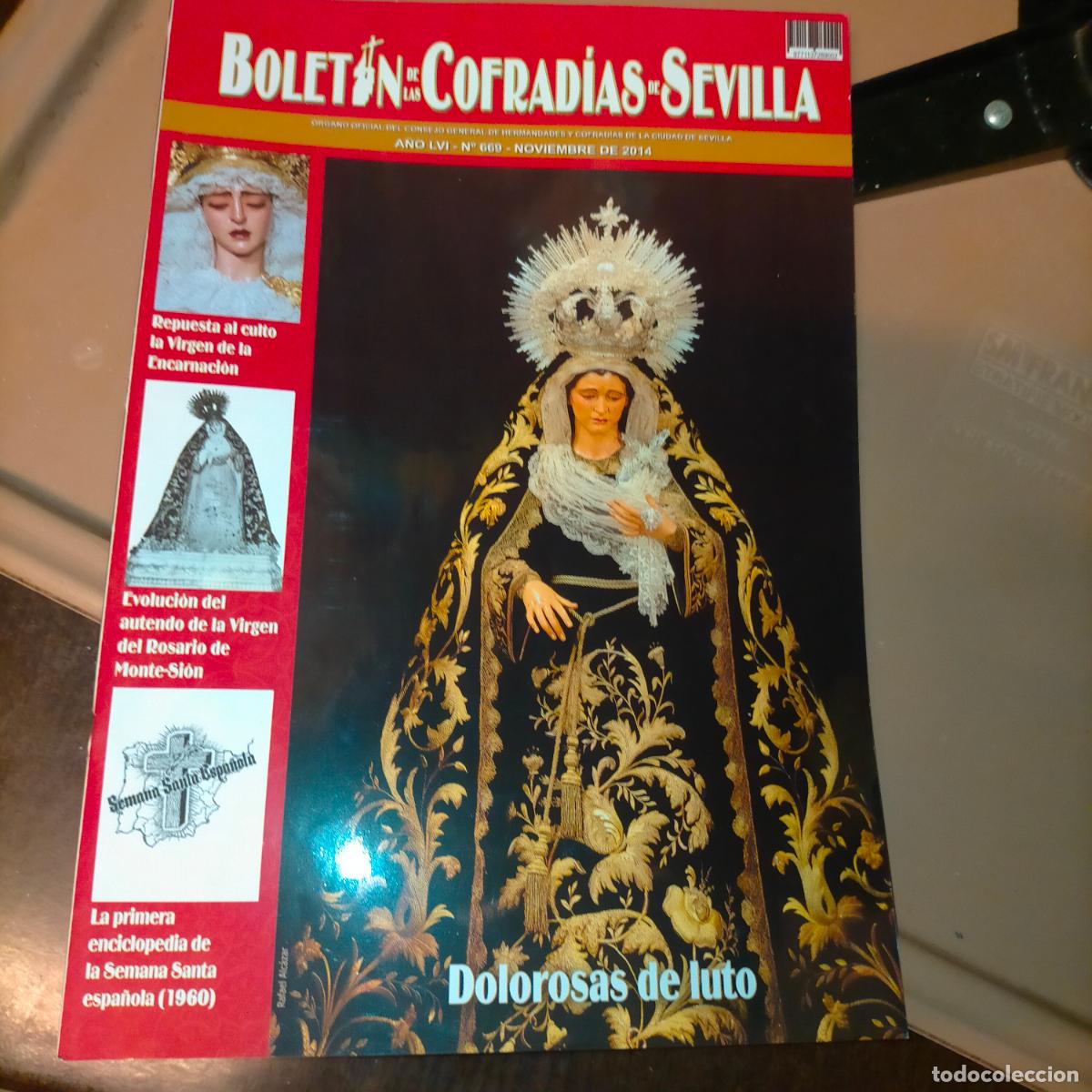Sammeln von Zeitschriften und Zeitungen: REVISTA SEMANA SANTA BOLETIN DE LAS COFRADIAS DE SEVILLA - VIRGEN CRISTO HERMANDADES