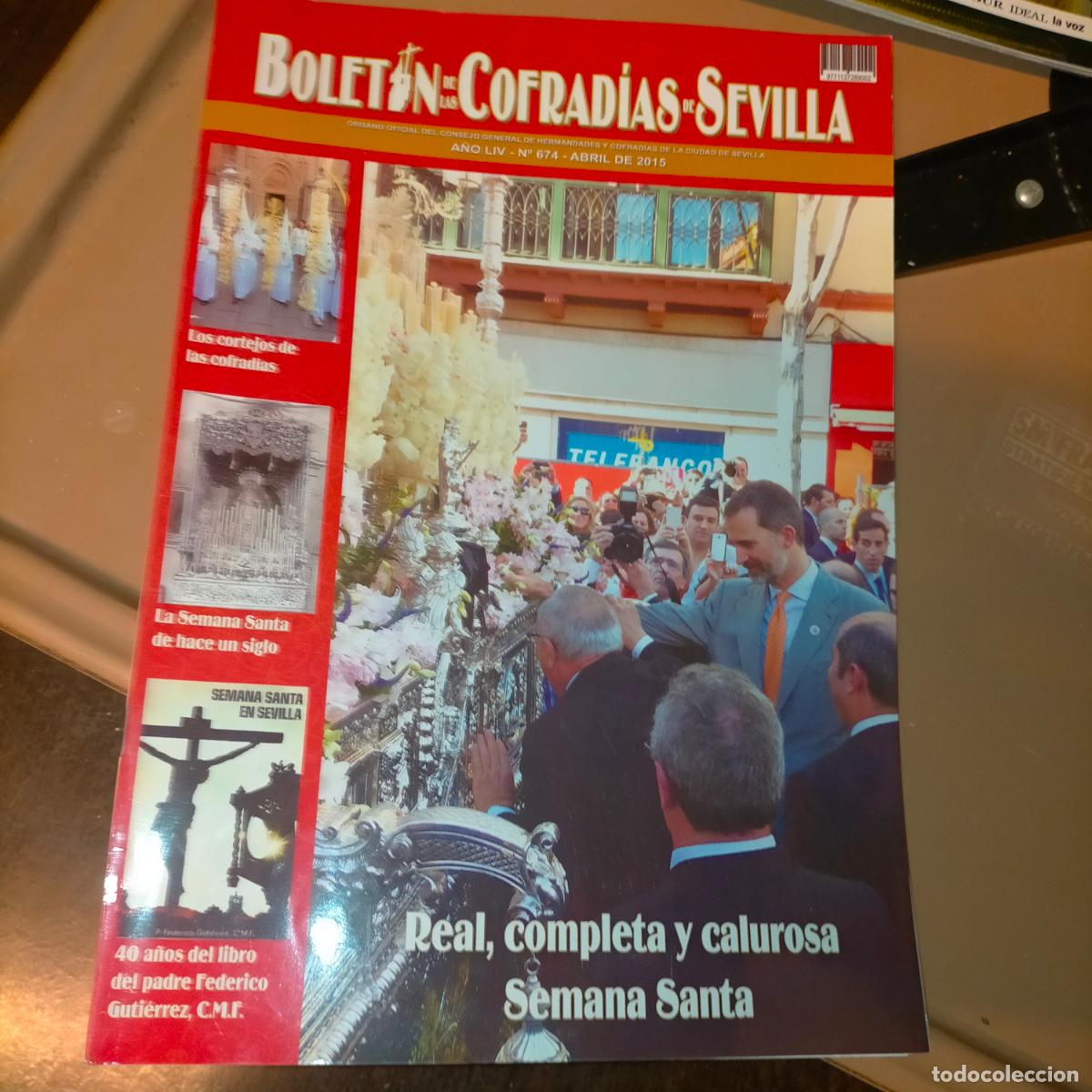 Colecionismo de Revistas e Jornais: REVISTA SEMANA SANTA BOLETIN DE LAS COFRADIAS DE SEVILLA - VIRGEN CRISTO HERMANDADES