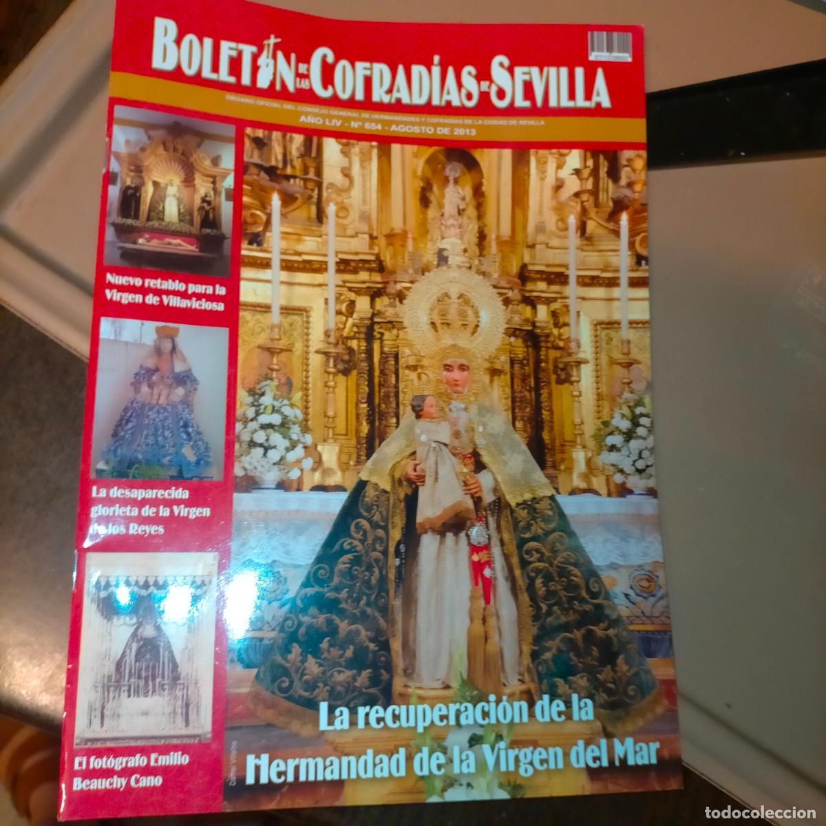 Collection Magazines and Newspapers: REVISTA SEMANA SANTA BOLETIN DE LAS COFRADIAS DE SEVILLA - VIRGEN CRISTO HERMANDADES